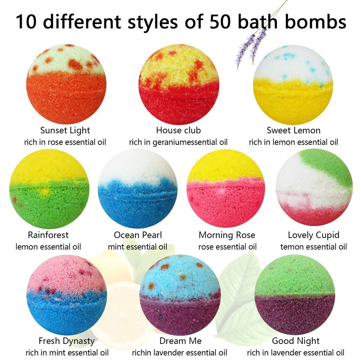 Handmade Bath Bombs Set C521956