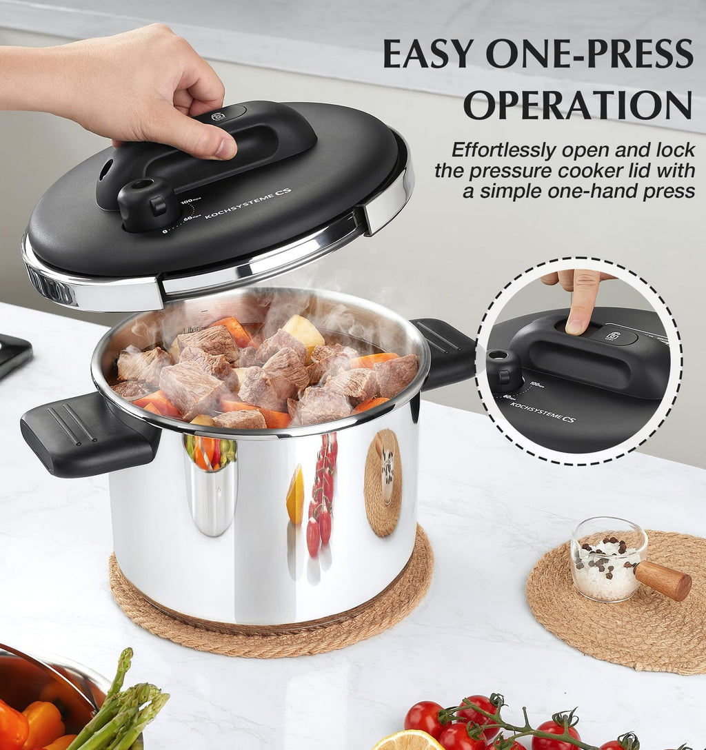 Stainless Steel Pressure Cooker 8.5QT Z316020