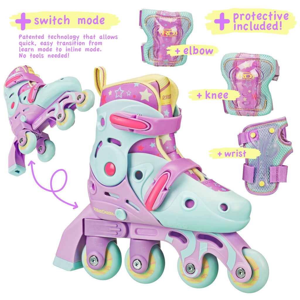 2 in 1 Convertible Skates X339590