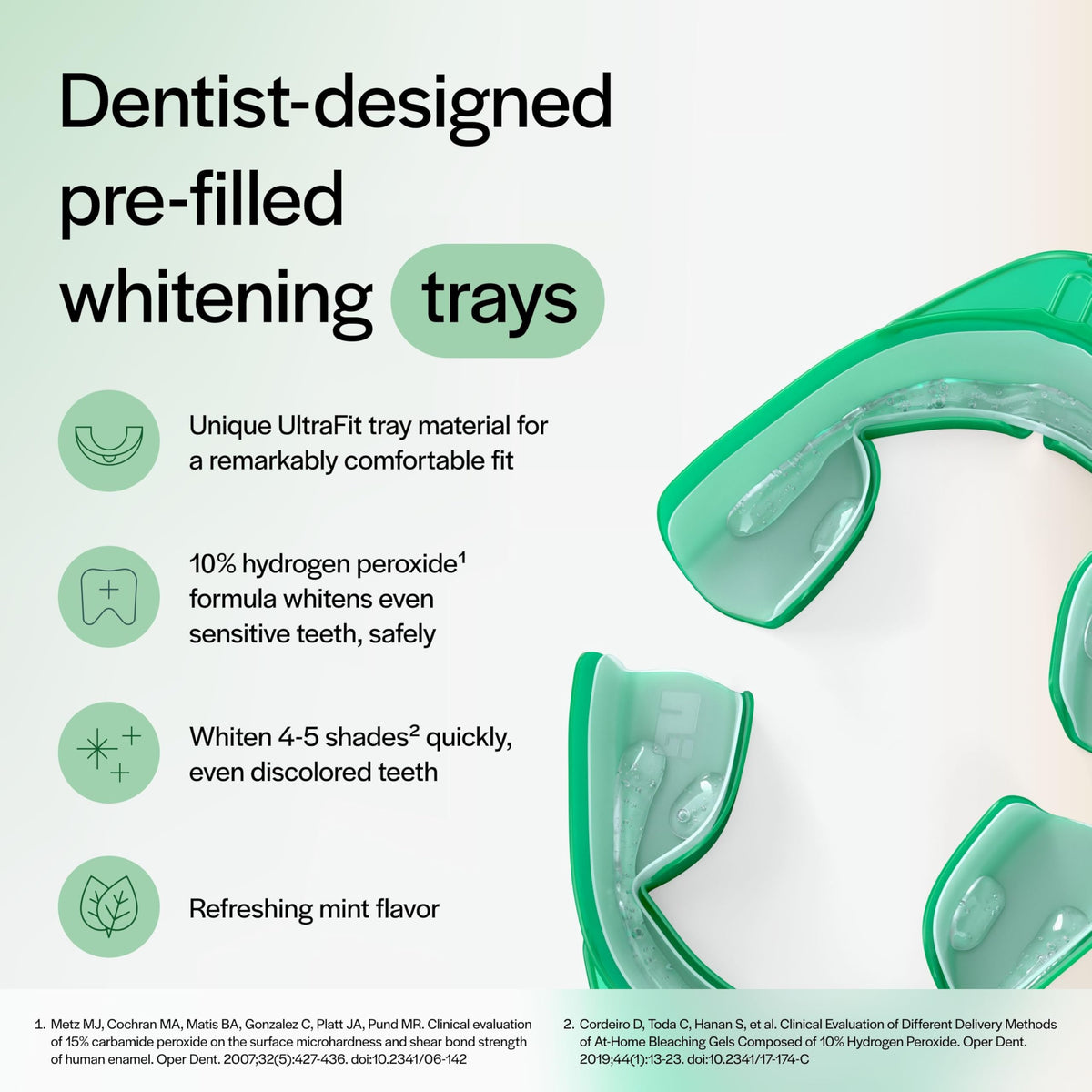 10% Hydrogen Peroxide Teeth Whitening Trays Y492