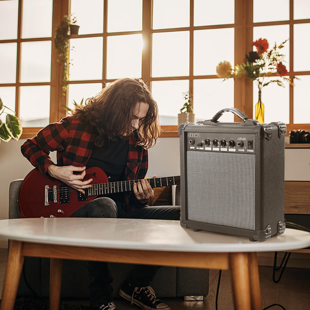 20 Watt Portable Electric Guitar Amp with Headphone Input I4943