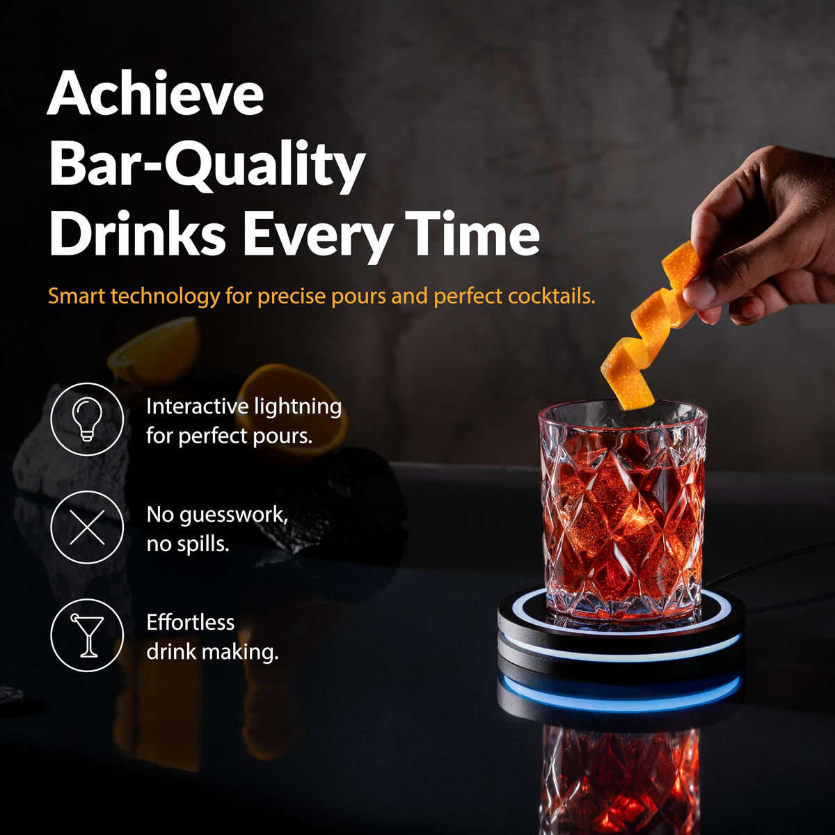 Black Portable Cocktail Maker & Drink Mixer E69807