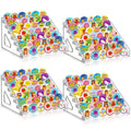 4 Pack 7 Tier Clear Acrylic Display Stand K3713