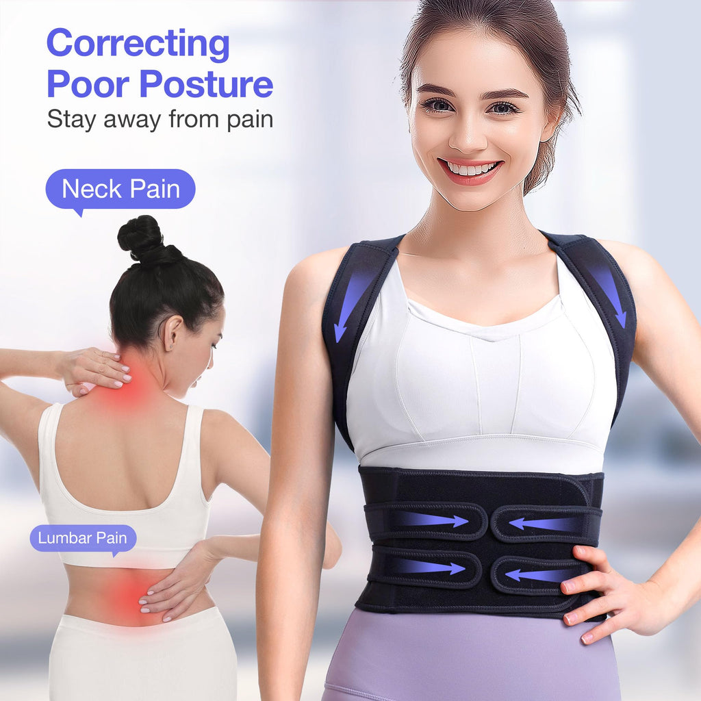 Adjustable Posture Corrector Back Brace I9356