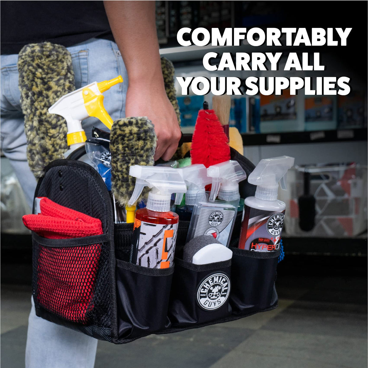 Collapsible Detailing Caddy & Organizer, Black B612