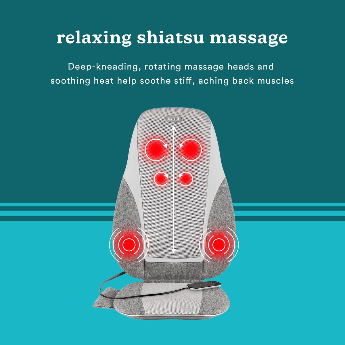 Shiatsu Back Massage Cushion with Heat U741