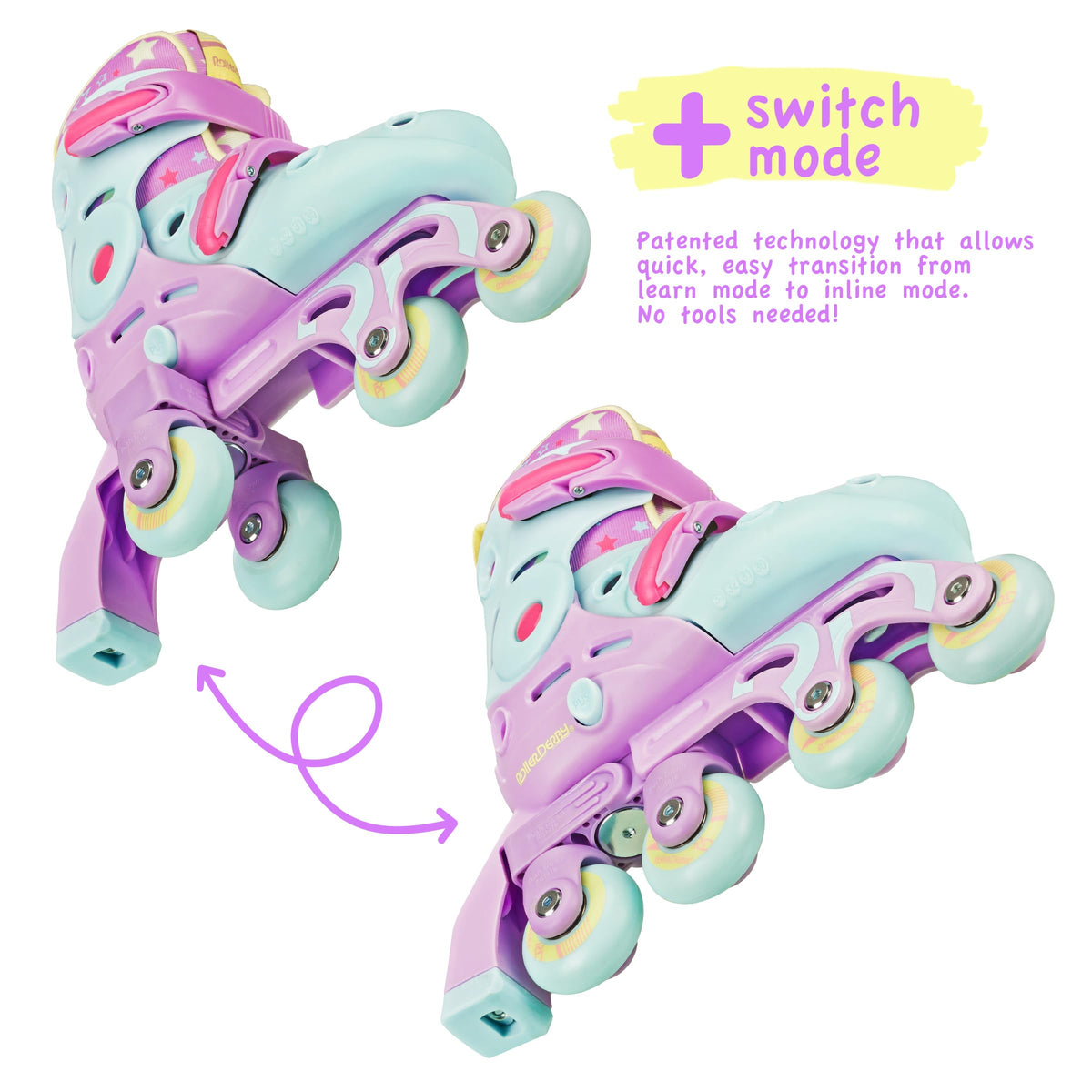2 in 1 Convertible Skates X339590