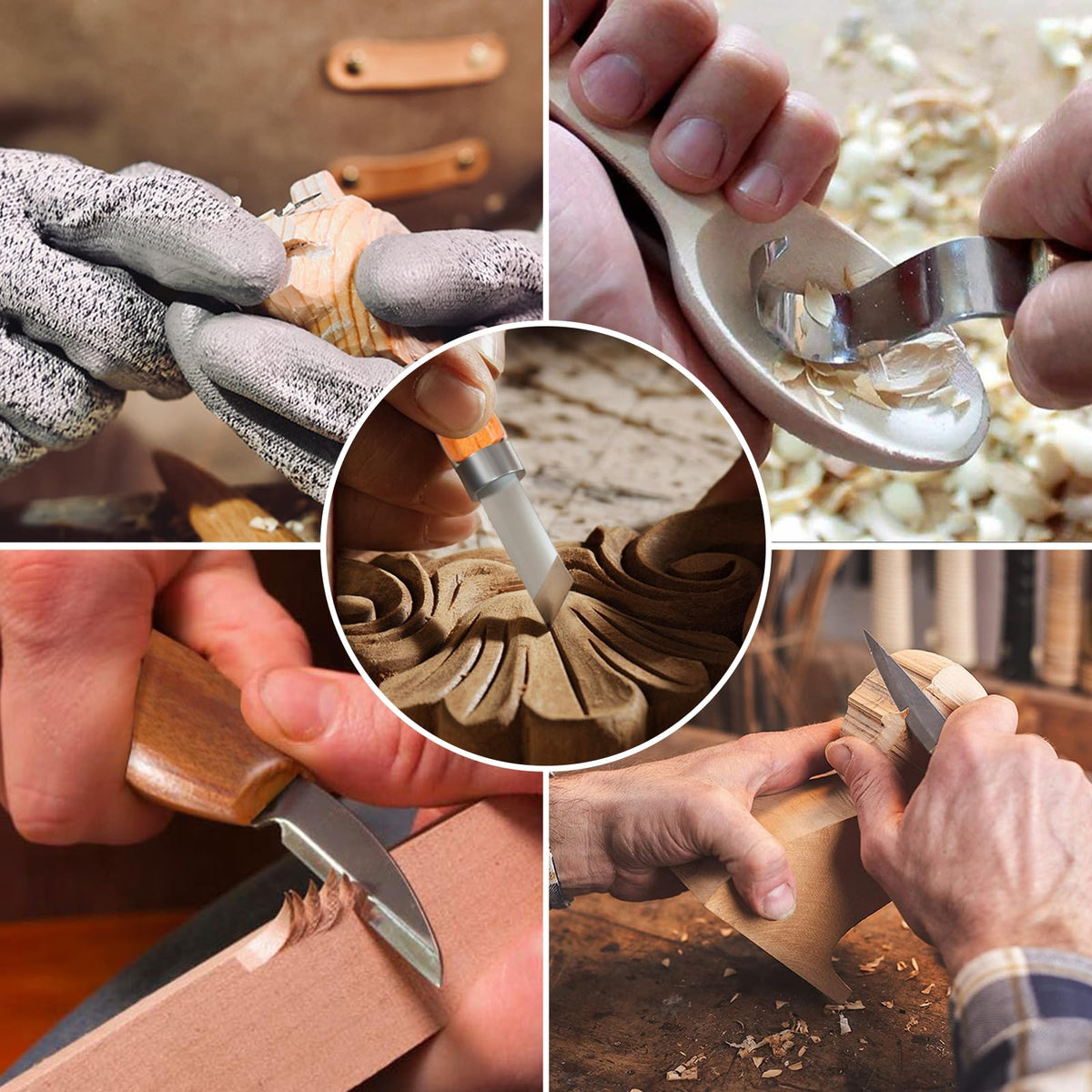 Wood Carving Tools Whittling Kit P1665