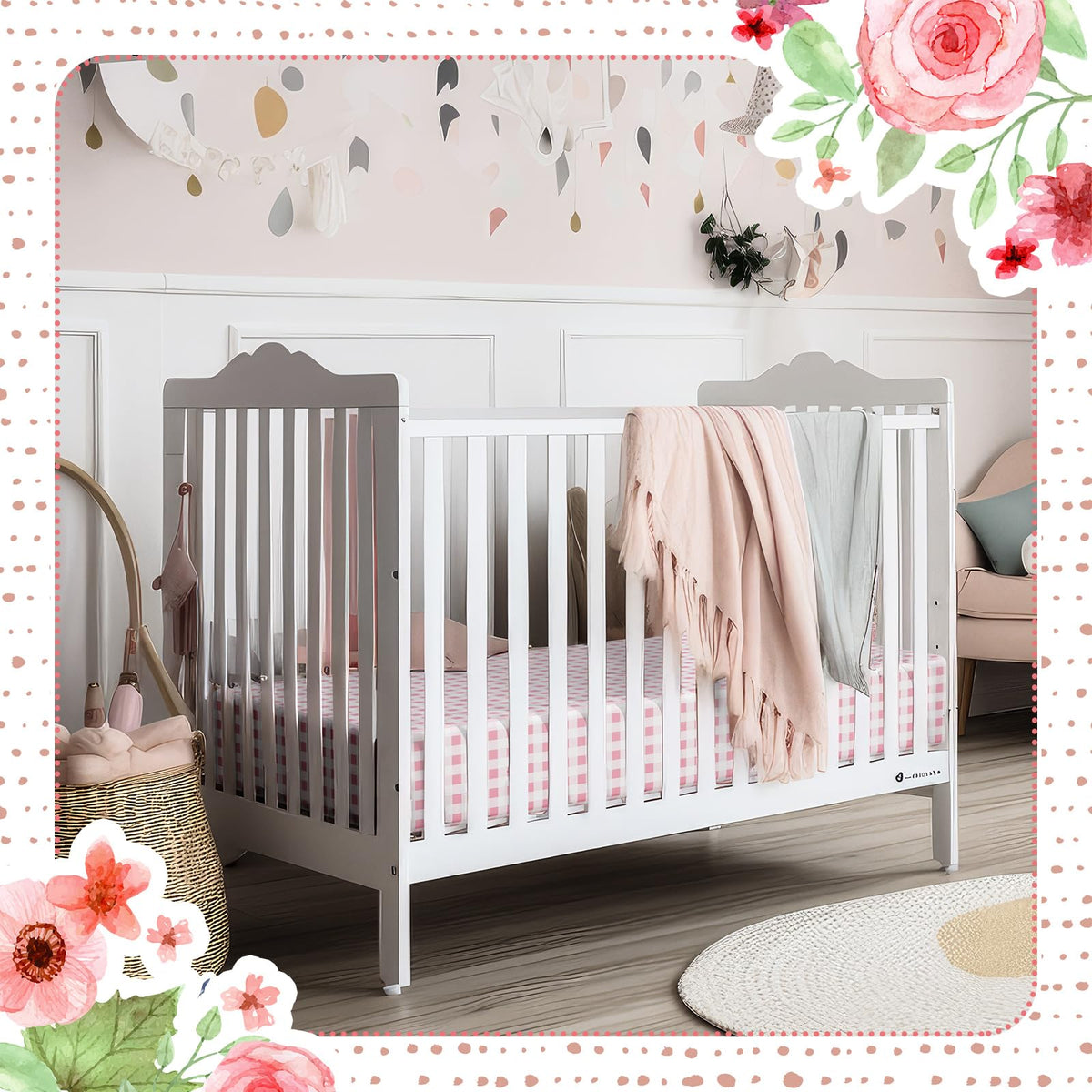 4 Pack Crib Sheets Pink Bow I778788