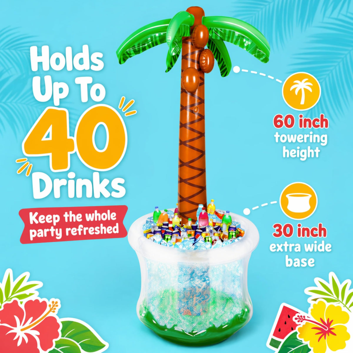 Inflatable Palm Tree Cooler J2195