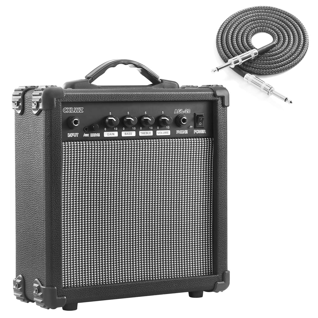 20 Watt Portable Electric Guitar Amp with Headphone Input I4943