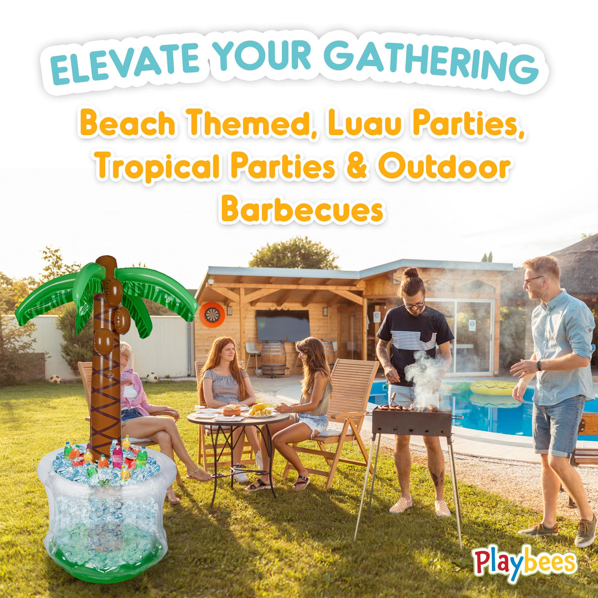 Inflatable Palm Tree Cooler J2195
