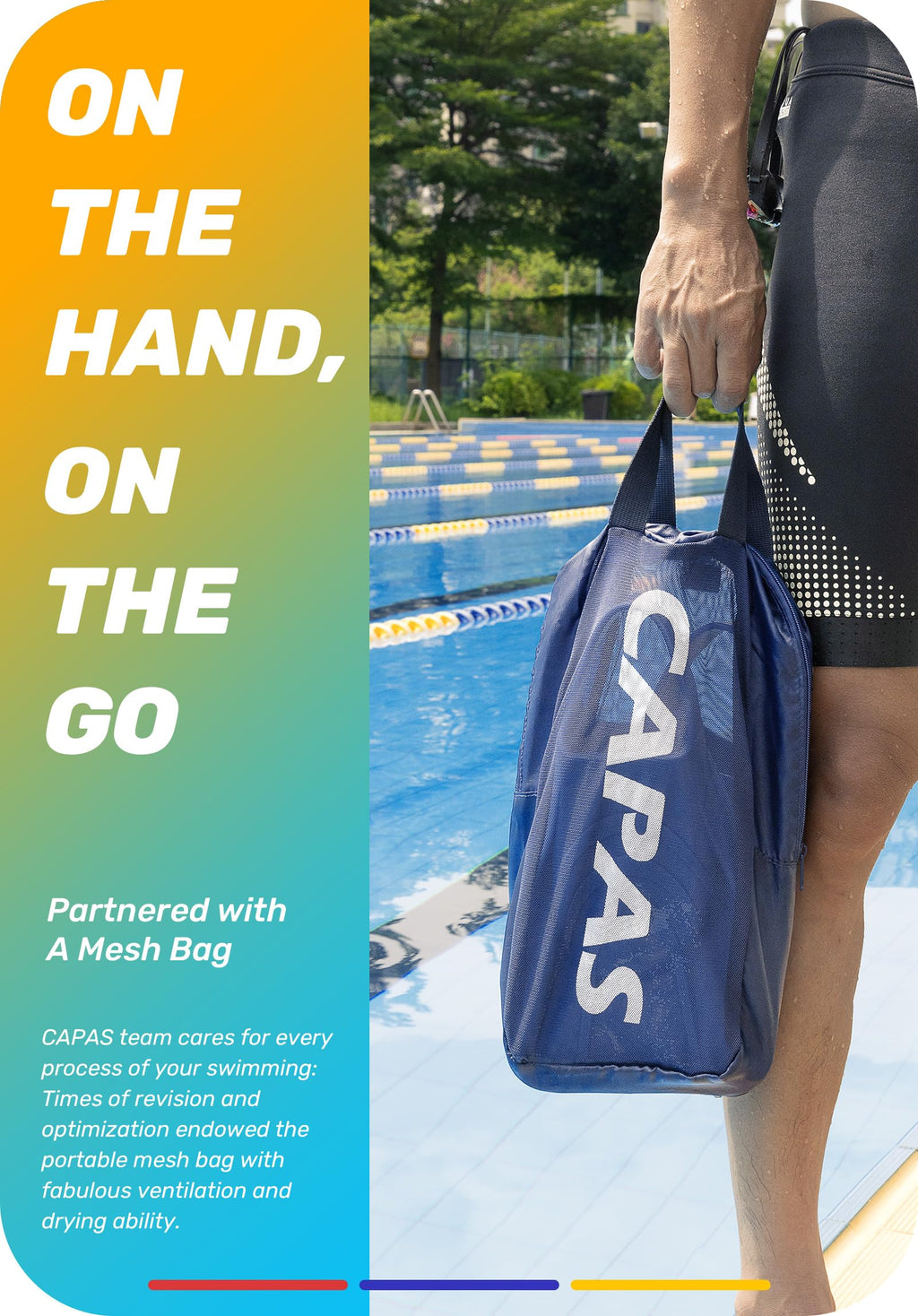 Swim Training Fins with Mesh Bag Q56331