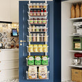 8-Tier Black Over The Door Pantry Organizer H643