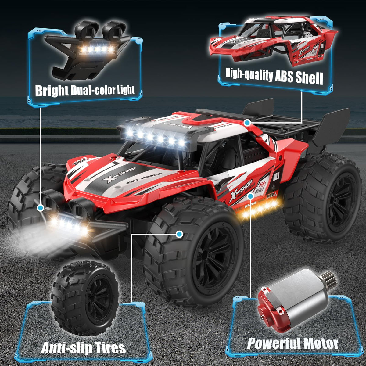 4WD High Speed RC Monster Truck N71741