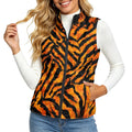 Quilted Animal Print Vest C5129