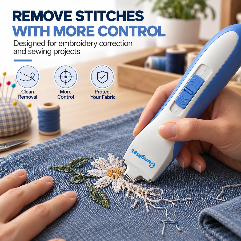 Electric Stitch Remover, 2 Precision Blades, Rechargeable I42026