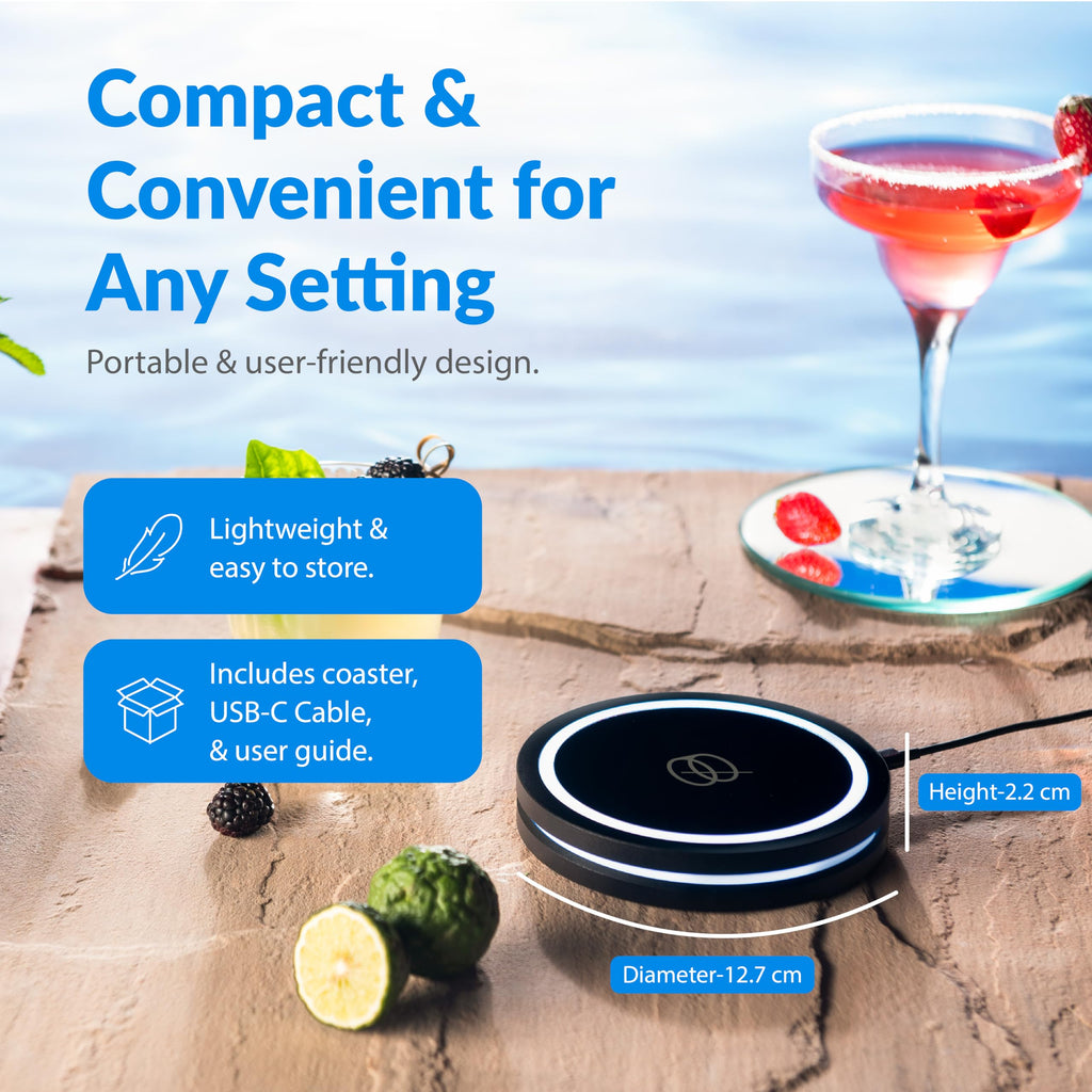 Black Portable Cocktail Maker & Drink Mixer E69807