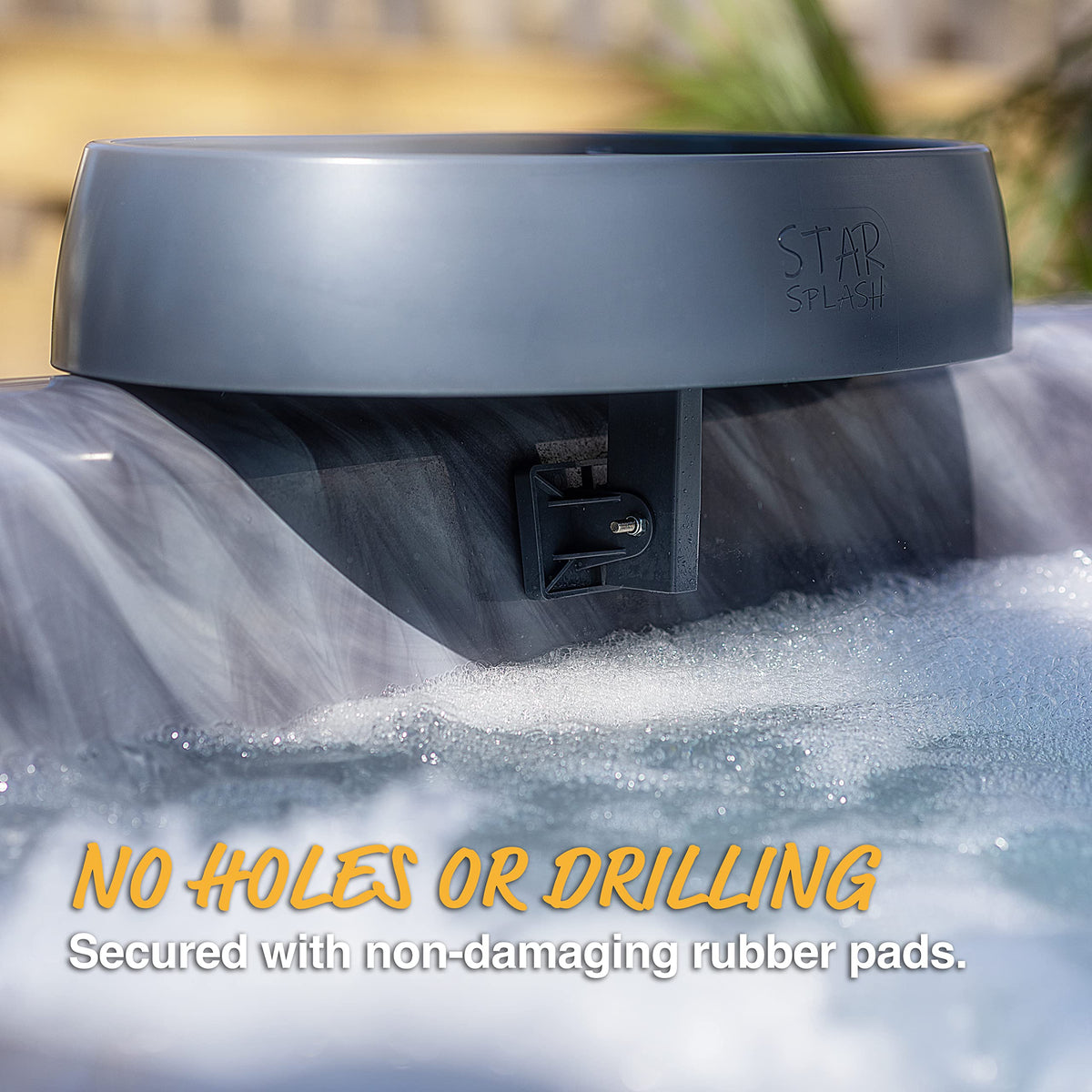 Adjustable Hot Tub Table Tray with 2 Cup Holders U97045