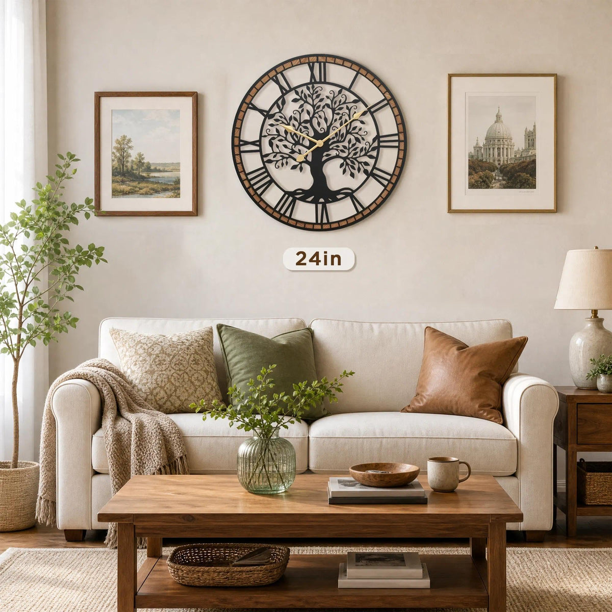 24 Inch Decorative Wall Clock M545626