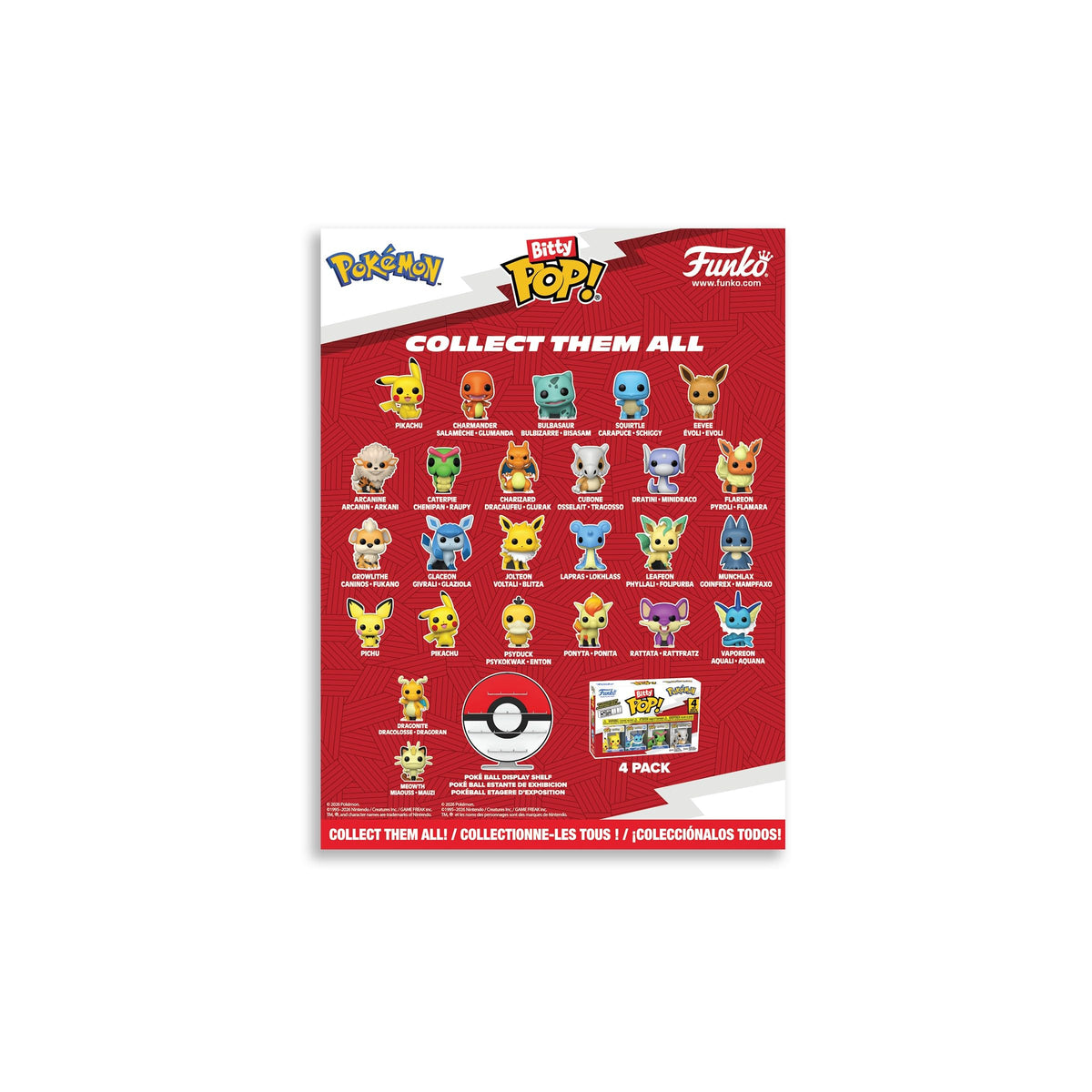 Pokemon Collectible Vinyl Mini Figures Z6535