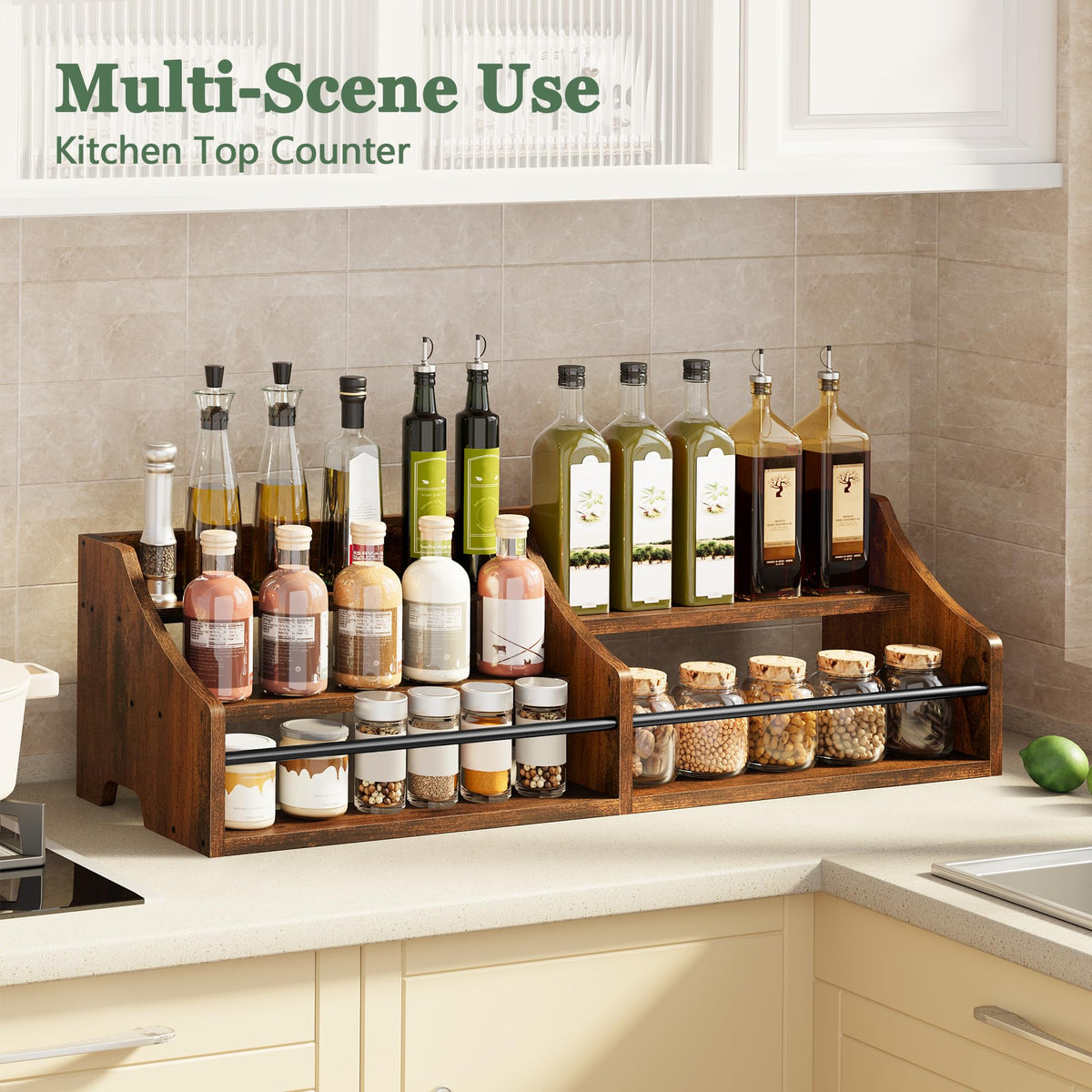 5 Tier Countertop Liquor Bottle Display Shelf P9177
