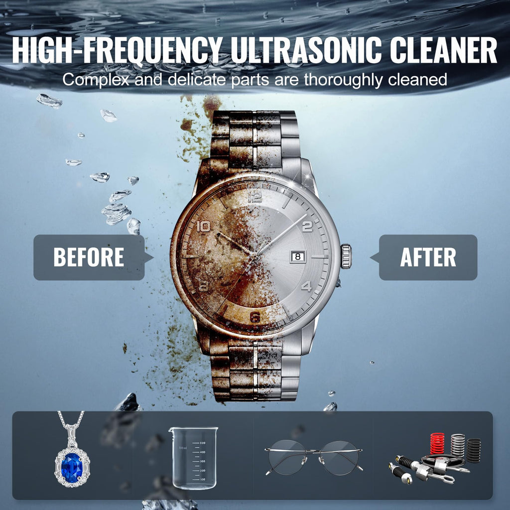 10L 300W 40kHz Sonic Cleaner with Timer & Heater J46007