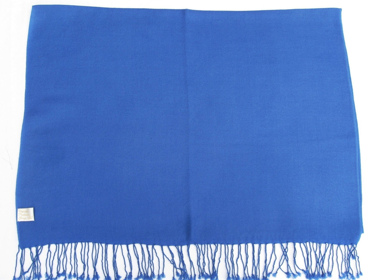 Large Royal Blue Pashmina Shawl D224344