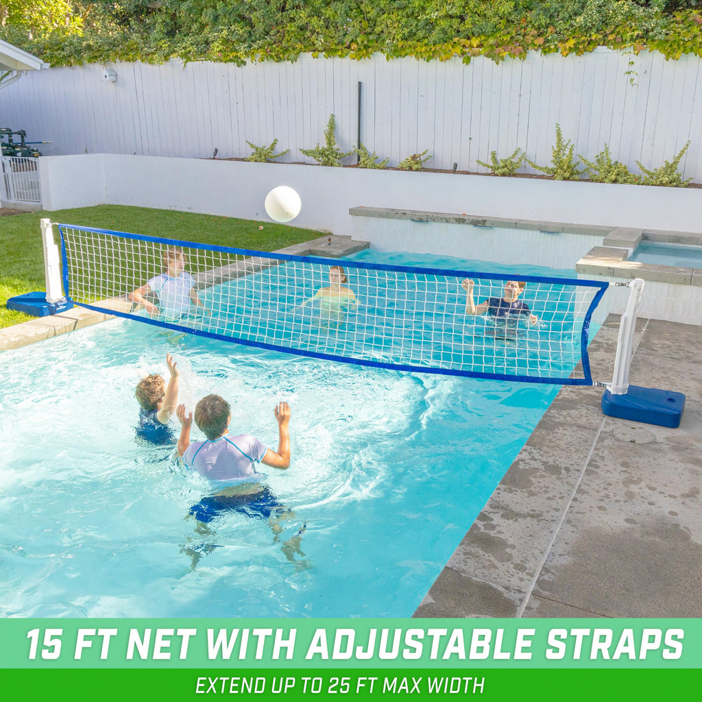 Pool Basketball Hoop & Volleyball Net Set Z914