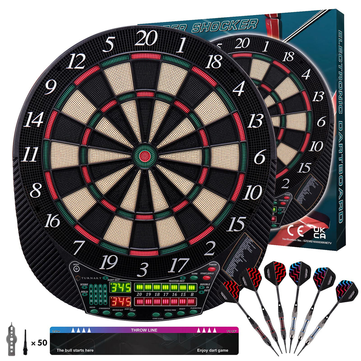 Electronic Dart Board with LED Display K25038