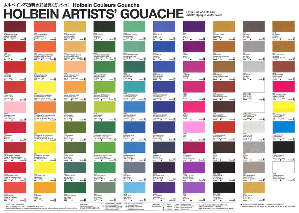 Artists Gouache Set of 12, 5ml tubes I211