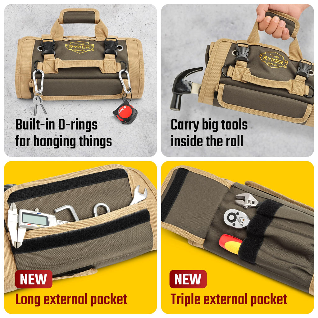 Heavy Duty Tool Roll Up Bag Organizer P584