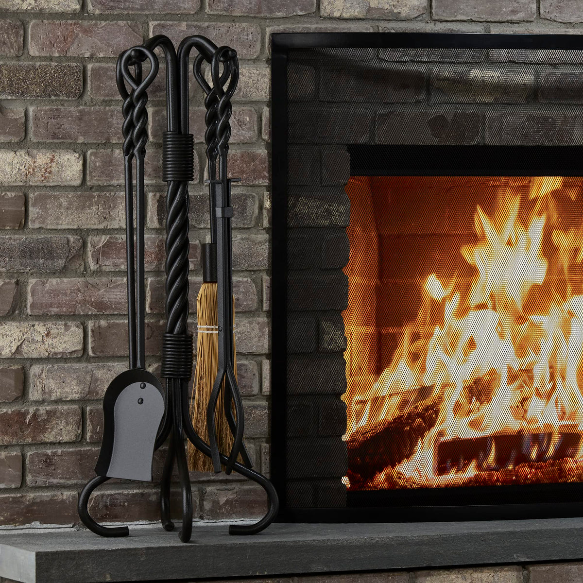 Iron Fireplace Tools Set C63486