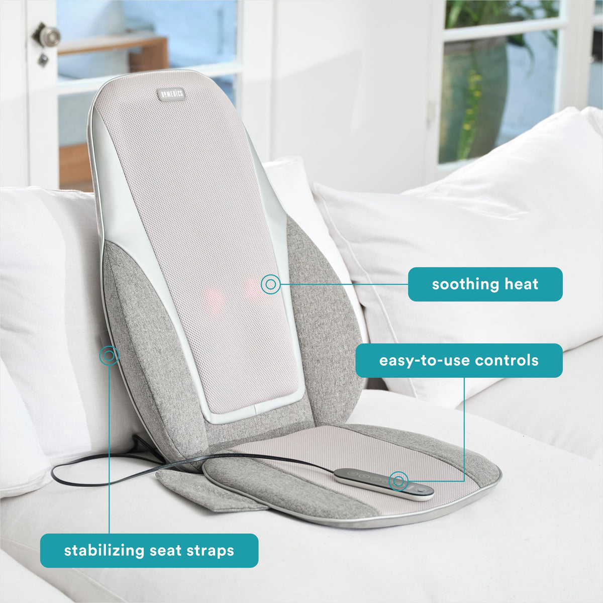 Shiatsu Back Massage Cushion with Heat U741