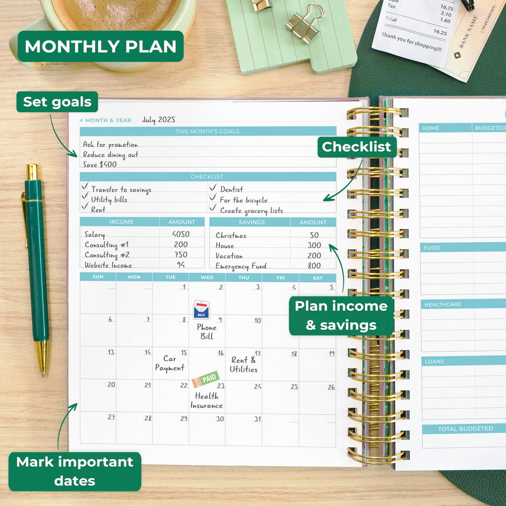 Budget Planner & Monthly Bill Organizer V51732