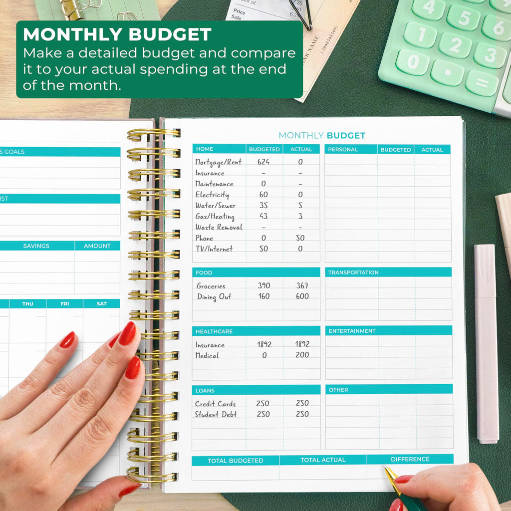 Budget Planner & Monthly Bill Organizer V51732