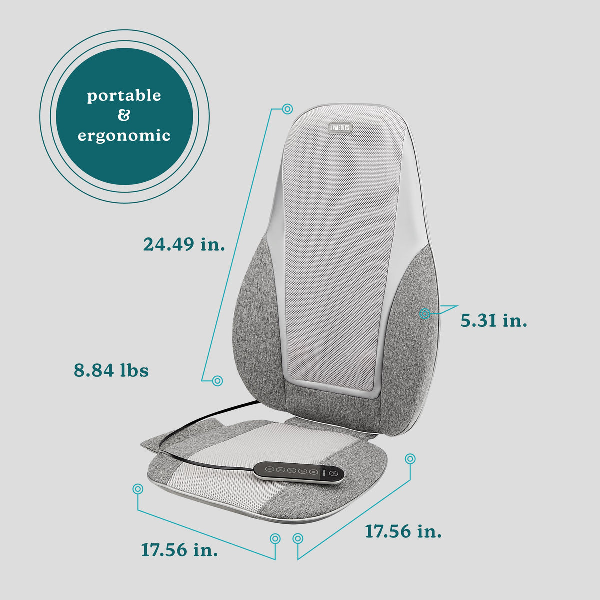 Shiatsu Back Massage Cushion with Heat U741